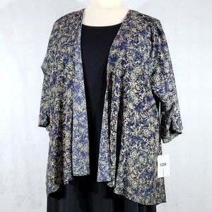 NWT LuLaRoe Lindsay Kimono floral size Large